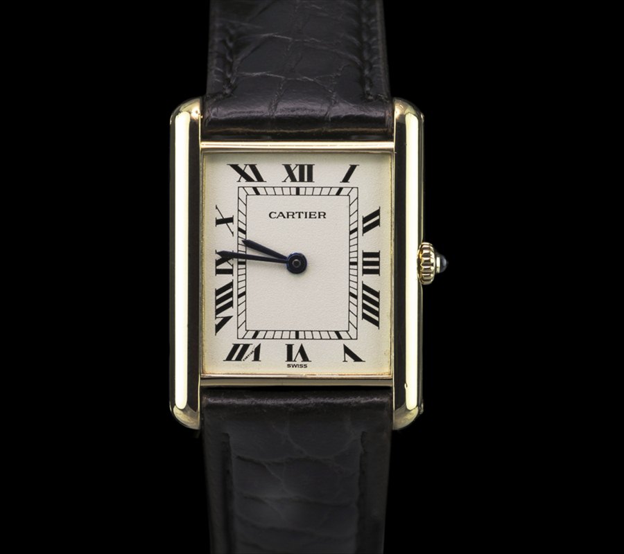 Cartier_Tank_18k_Yellow_Gold_Ladies_Fake_Watches