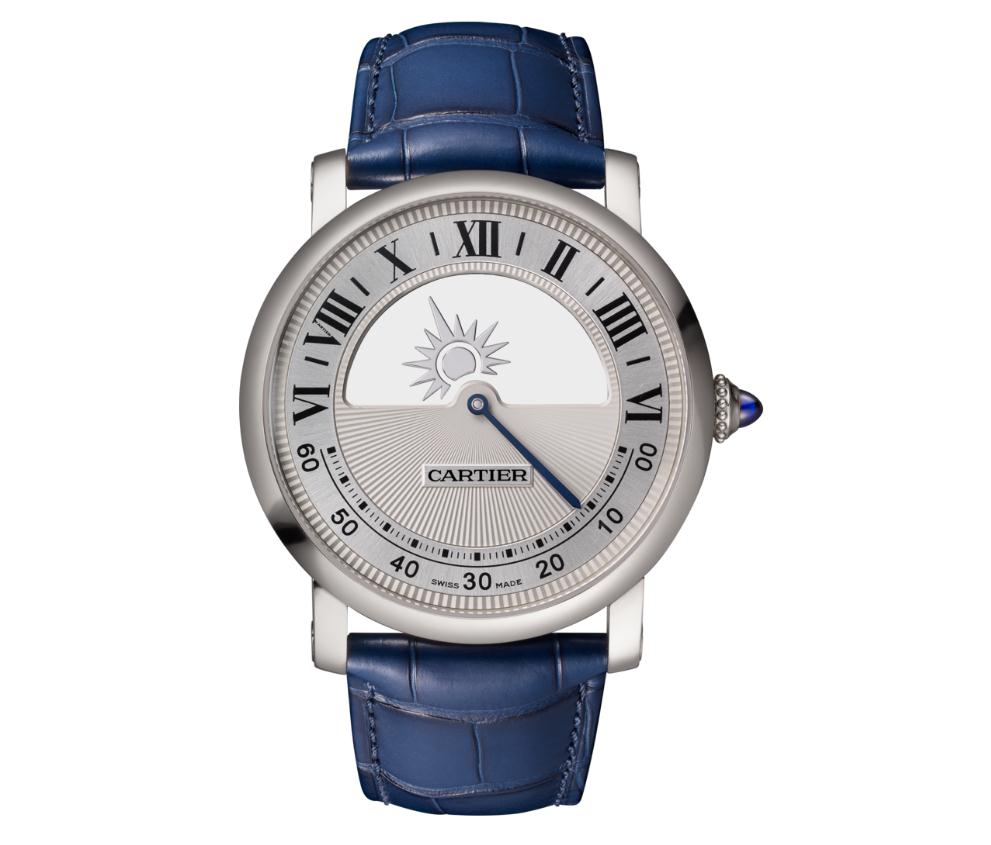 The attractive copy Rotonde De Cartier WHRO0043 watches have special dials.